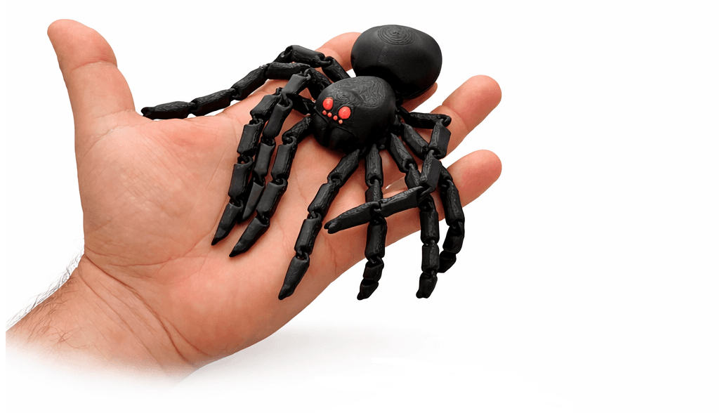 Wielki Pająk Flexi czarny