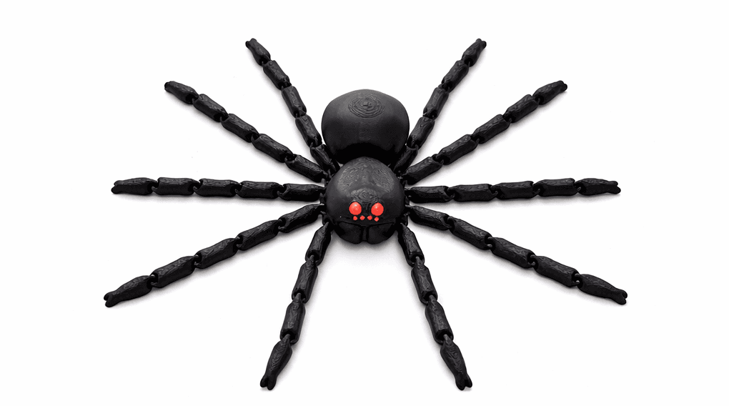 Wielki Pająk Flexi czarny